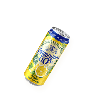 Radler 0,0 % Citrón, bezový květ a máta 0,5 l plech